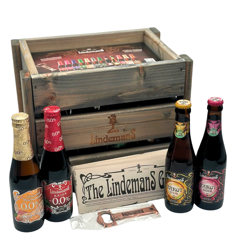 Lindemans Gift pack 12x25cl Wooden crate